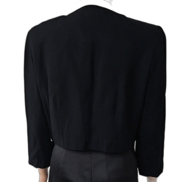 John Roberts Black and White Blazer with Nautical Stripes - Picture 7 of 11